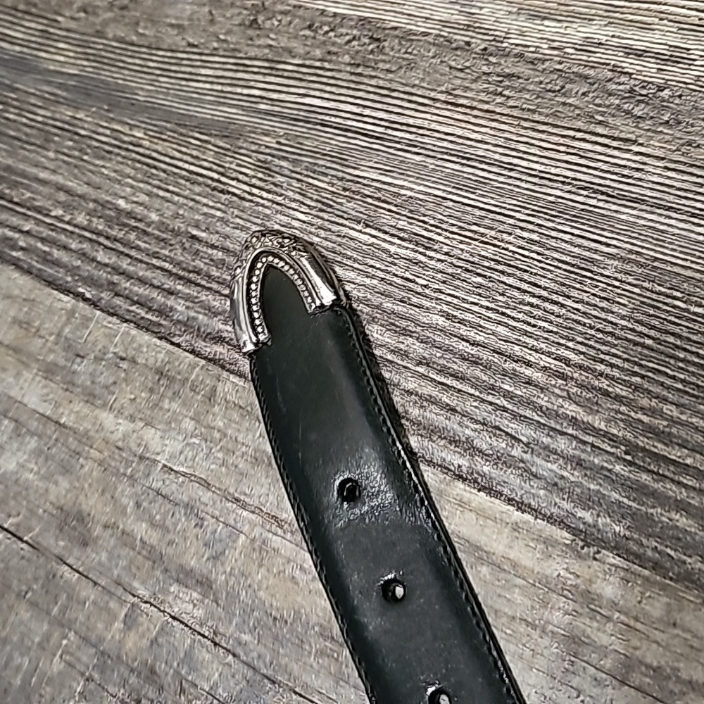 Brighton Black Leather Belt - Picture 8 of 11
